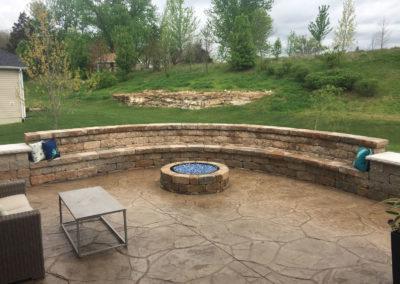 Outdoor Living Big Bend Landscaping St. Louis Missouri Design and Build Seating Wall Hardscaping