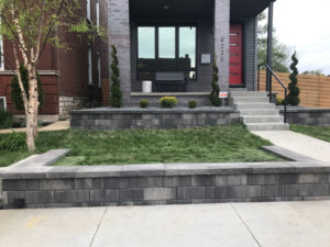Hardscaping for homes - Big Bend Landscaping St. Louis Missouri Design and Build Hardscaping Belgard tandem wall
