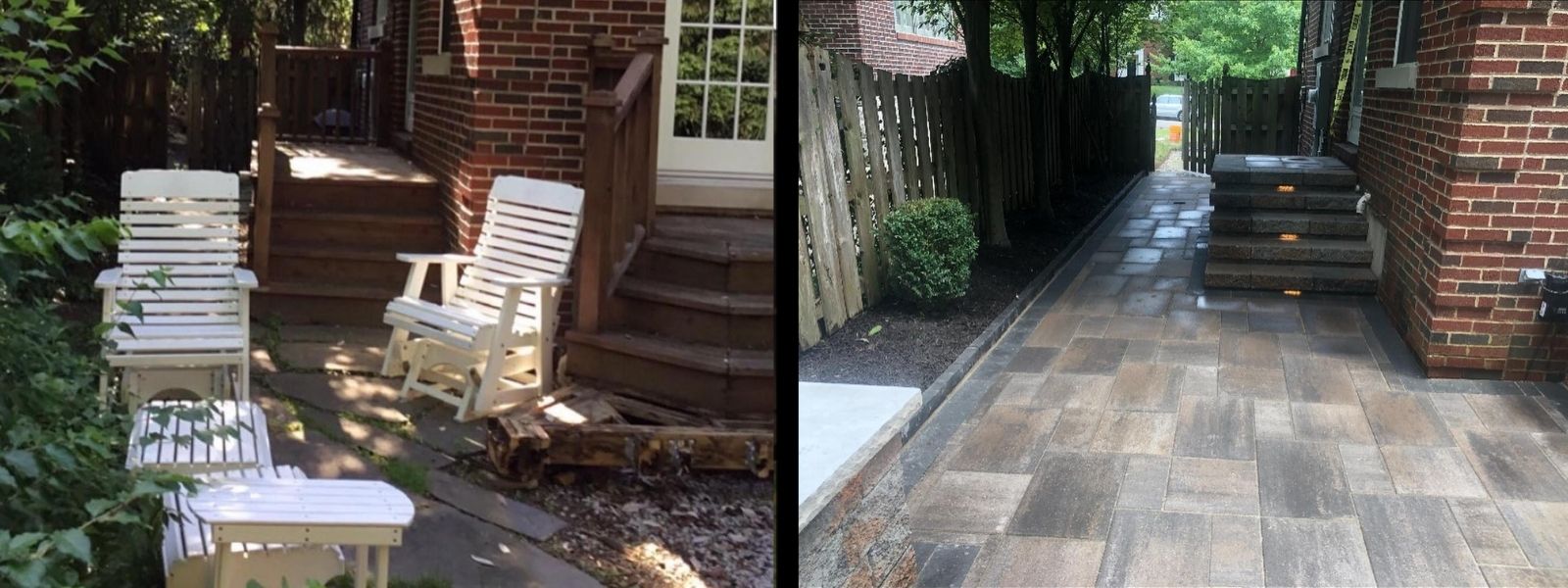 Big Bend Landscaping patio and steps and landscaping