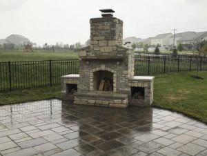 Big Bend Landscaping fire place
