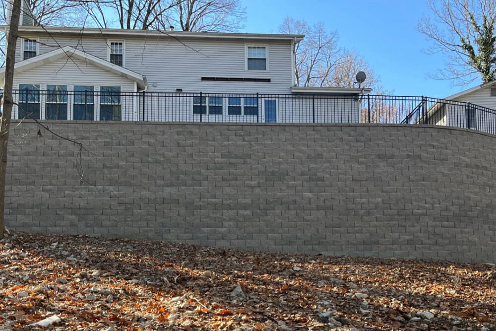 Big Bend Landscaping Retaining Wall Project
