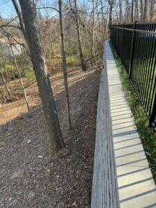 Big Bend Landscaping large scale retaining wall project