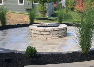 Big Bend Landscaping Patios best firepit installation in the St. Louis area